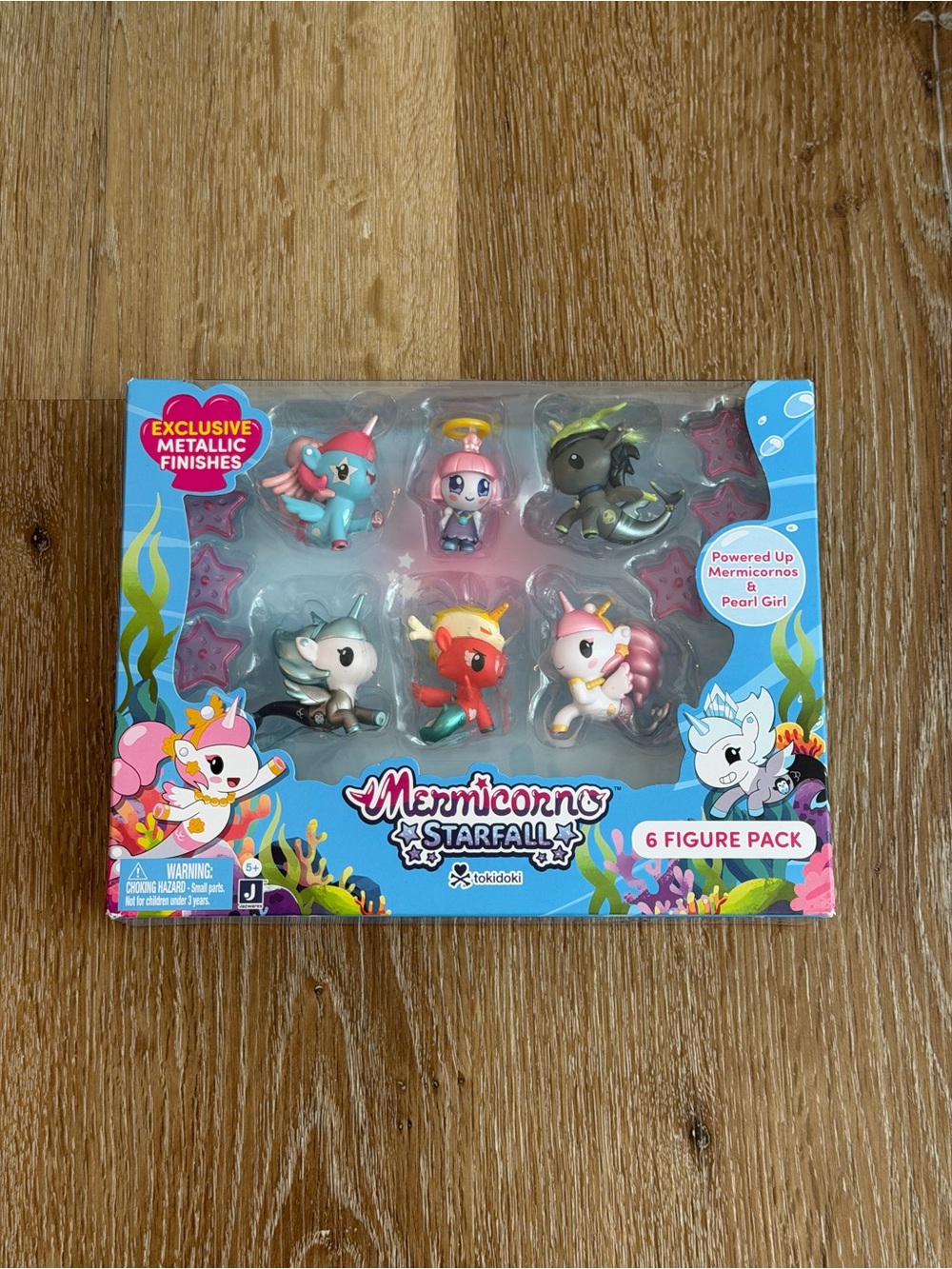Tokidoki Mermicorno Starfall 6-Figure Pack - Assorted Metallic Colors